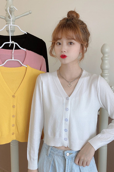 Ležerni ženski pripijeni model kardigana