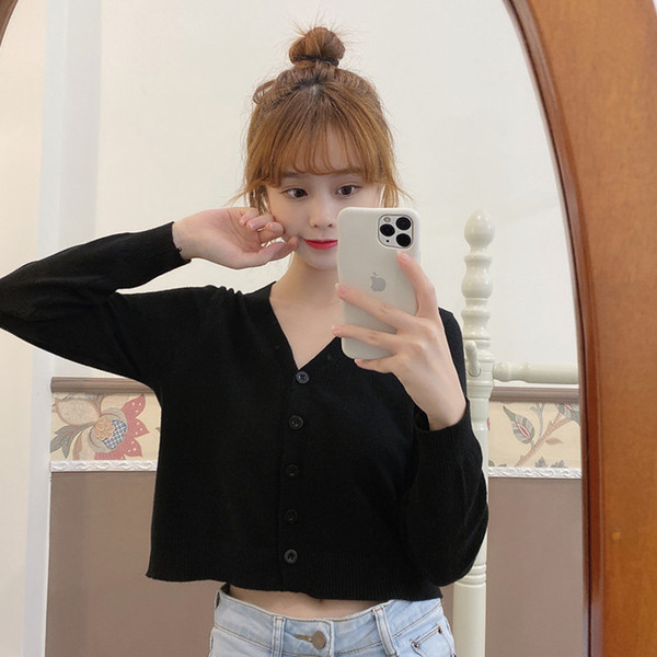 Ležerni ženski pripijeni model kardigana