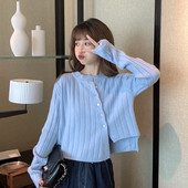 Moodne naiste vesti asümmeetriline ovaalse kaelusega mudel