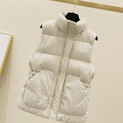 Moteriška laisvalaikio liemenė – su kišenėmis ir aukšta apykakle