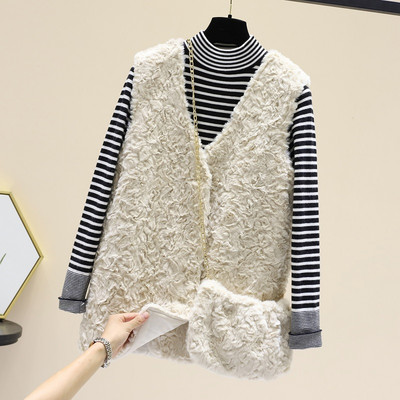 Naiste spits-kaelusega sulevest