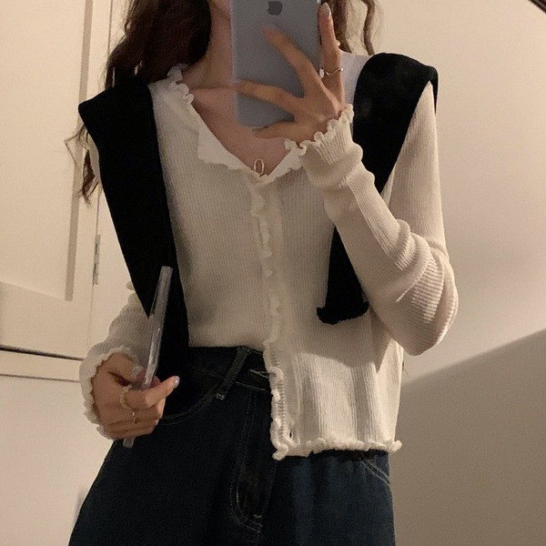 Un model simplu de vestă casual de damă