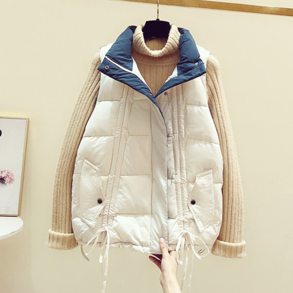 Moteriška laisvalaikio liemenė su kaklaraiščiais ir kišenėmis