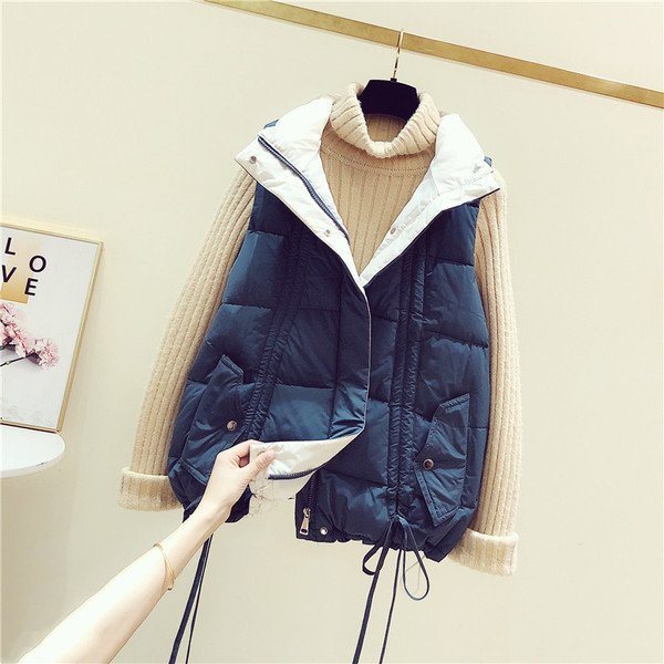 Moteriška laisvalaikio liemenė su kaklaraiščiais ir kišenėmis