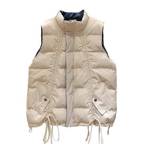 Moteriška laisvalaikio liemenė su kaklaraiščiais ir kišenėmis