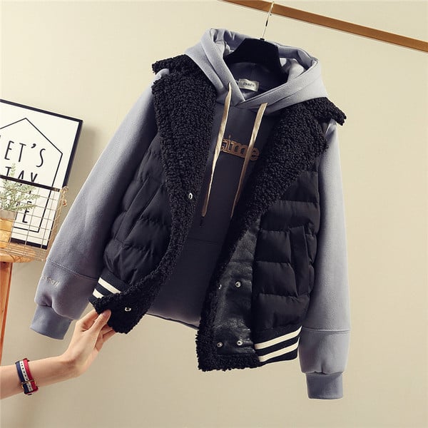 Moodne naiste vest V-kujulise krae ja pehme voodriga