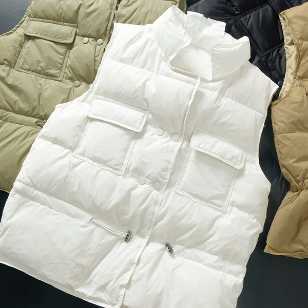 Naiste sügis-talvine vest lipsudega