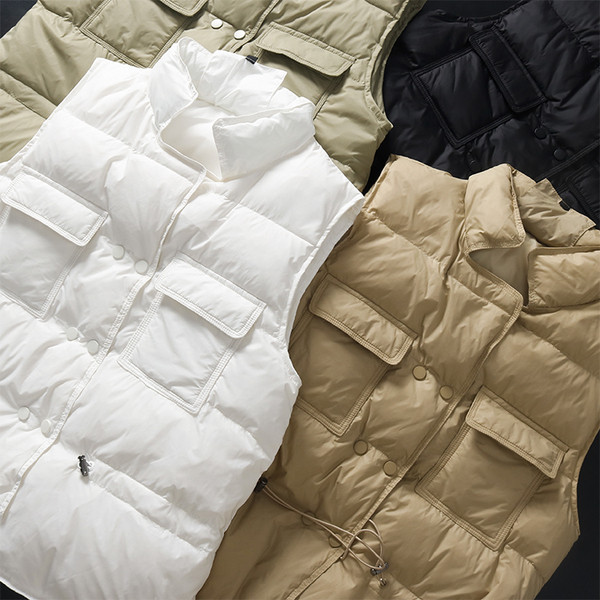 Naiste sügis-talvine vest lipsudega