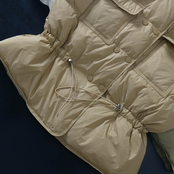 Naiste sügis-talvine vest lipsudega