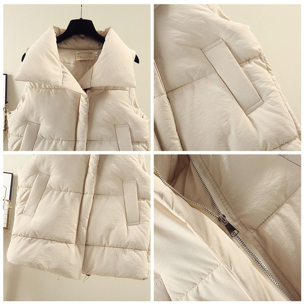 Sportlik-vabaaja naiste vest krae ja lukuga