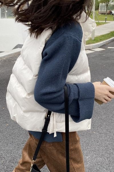 Široki model ženske jesenske vestice