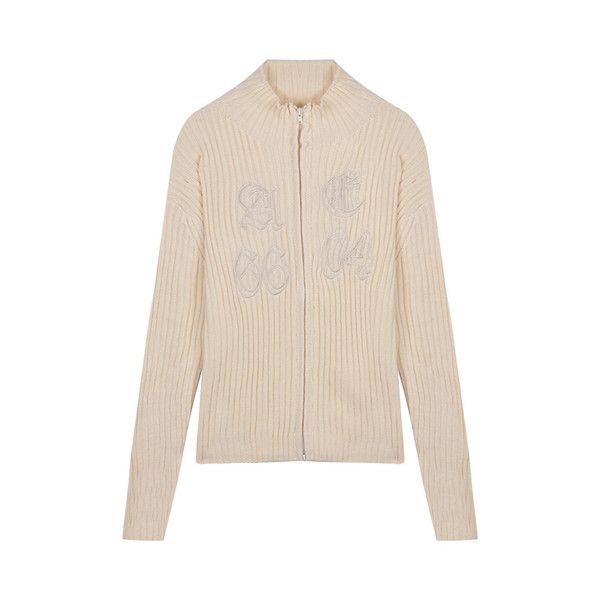 Γυναικεία casual ζακέτα  με φερμουάρ κλασικό μοντέλο