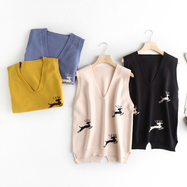 Naiste vest spits-kaelusega aplikatsioonidega