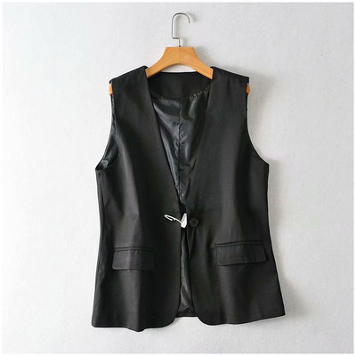 Naiste liibuv vest nööbiga