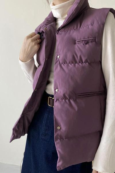 Naiste kõrge kraega talvevest