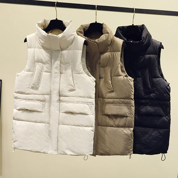 Shushlyakov naiste vest kõrge krae ja taskutega