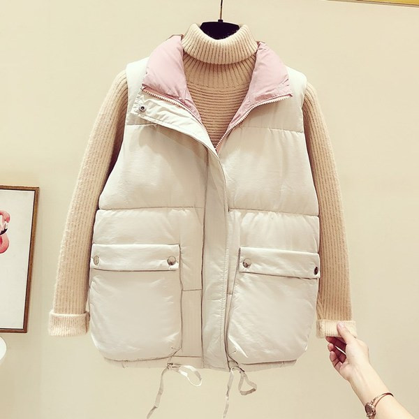 Moteriška laisvalaikio liemenė su aukšta apykakle ir kaklaraiščiais