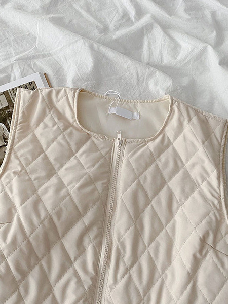 Sügisene naiste vest luku ja taskutega