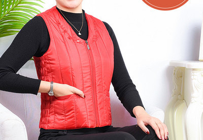 Novi model ženskog prsluka sa vezom i špic izrezom