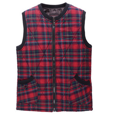 Naiste ruuduline vest taskutega suurusega 2XL kuni 5XL