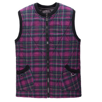 Naiste ruuduline vest taskutega suurusega 2XL kuni 5XL