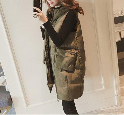 Pikk naiste vest kapuutsiga ja suurustega kuni 4XL