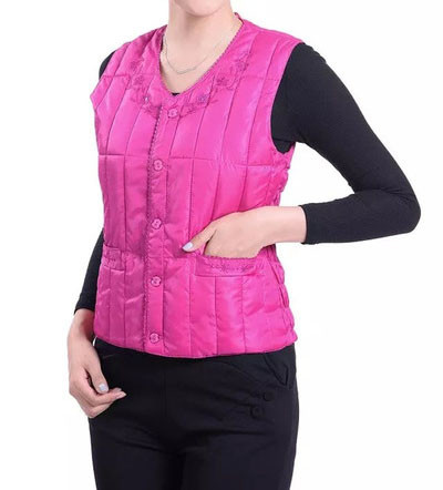 Ženski casual prsluk s vezom i špic izrezom