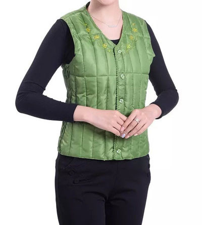 Ženski casual prsluk s vezom i špic izrezom