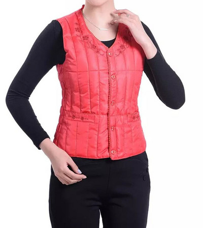 Ženski casual prsluk s vezom i špic izrezom