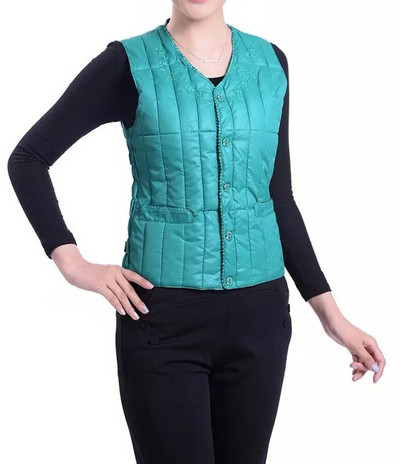 Ženski casual prsluk s vezom i špic izrezom