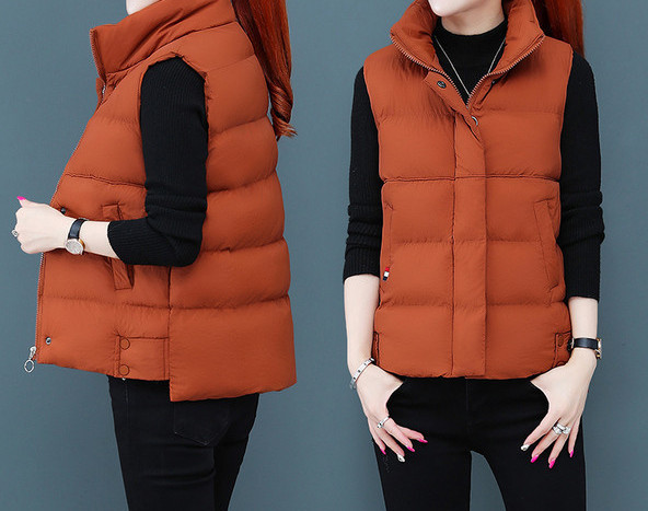 Ženski casual prsluk sa džepovima veličine od M do 4 XL