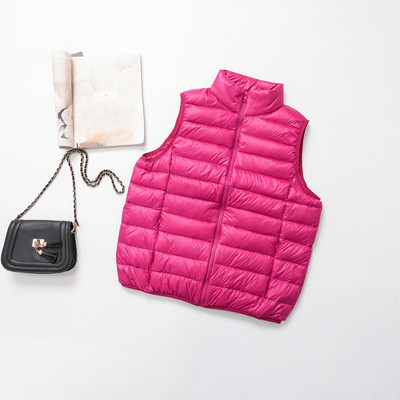 Ženski ležerni prsluk s visokim ovratnikom i patentnim zatvaračem u različitim bojama