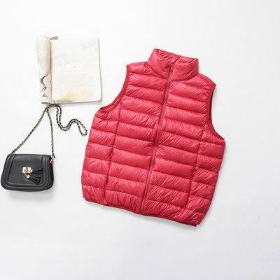 Ženski ležerni prsluk s visokim ovratnikom i patentnim zatvaračem u različitim bojama