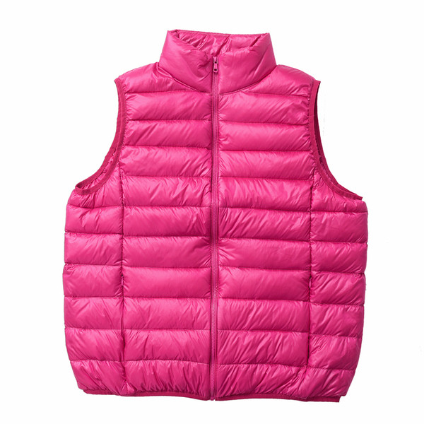 Ženski ležerni prsluk s visokim ovratnikom i patentnim zatvaračem u različitim bojama