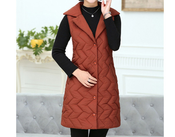 Laisvalaikio moteriška liemenė vidutinio ilgio ir dydžių iki 5XL