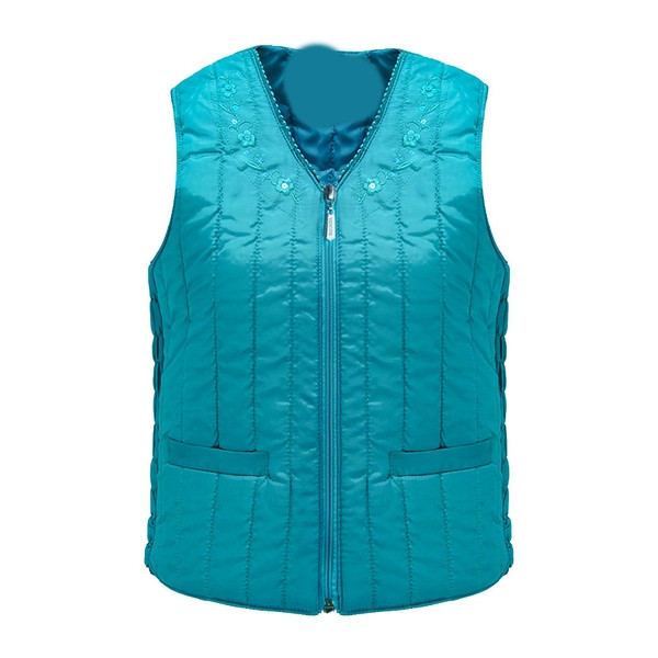 Vesta casual dama cu fermoar si decolteu spitz