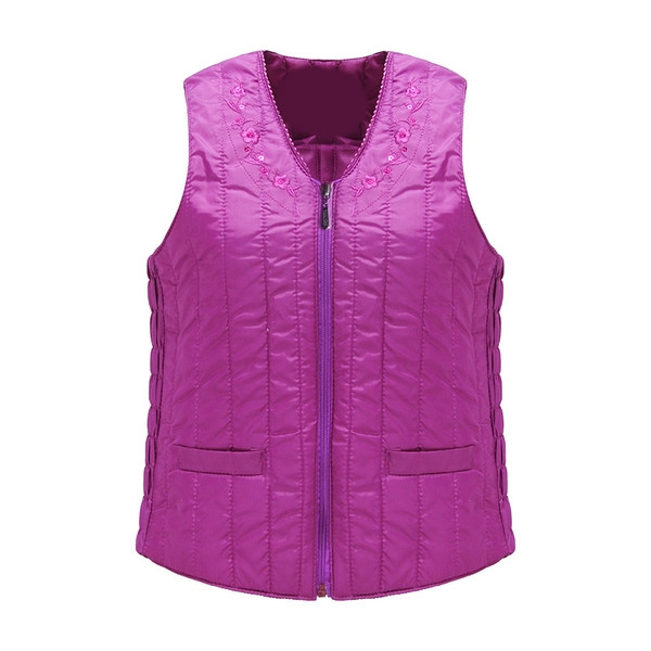 Vesta casual dama cu fermoar si decolteu spitz