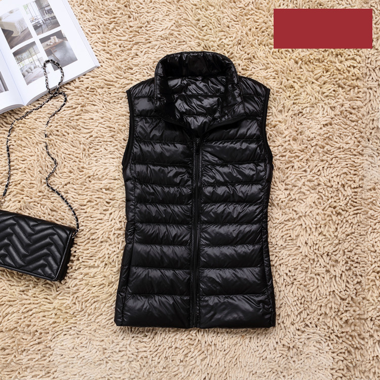 Kerge tõmblukuga naiste vest – liibuv mudel