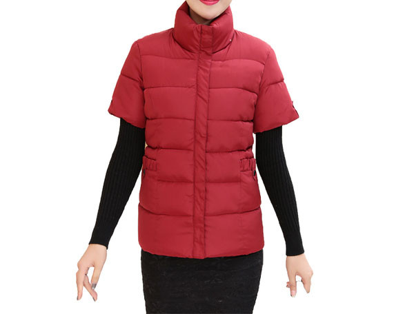 Praegune kõrge kraega naiste vest suurusega kuni 5XL