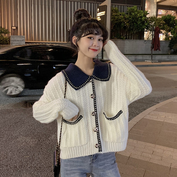 Ženski moderan široki model kardigana sa džepovima