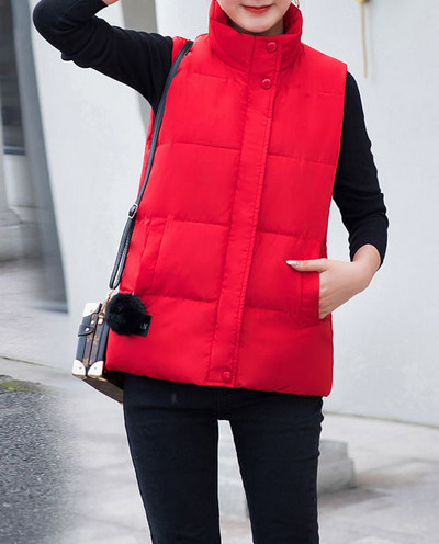 Svakodnevni ženski prsluk sa patentnim zatvaračem i gumbima - tri modela