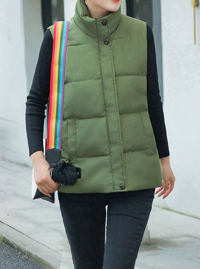 Svakodnevni ženski prsluk sa patentnim zatvaračem i gumbima - tri modela