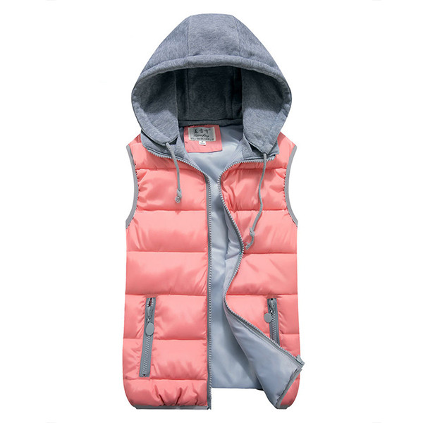 Svakodnevni ženski prsluk sa patentnim zatvaračem i gumbima - tri modela