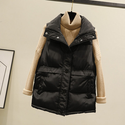 Moodne naiste vest nööpidega - kaks mudelit