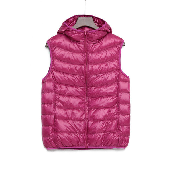 Mitmes värvitoonis vabaaja naiste vest kapuutsi ja lukuga