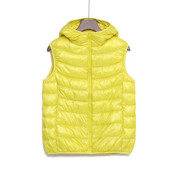 Mitmes värvitoonis vabaaja naiste vest kapuutsi ja lukuga