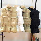 Naiste fliisvest taskute ja kummiga