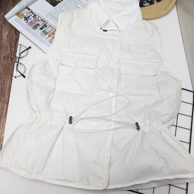 Naiste fliisvest taskute ja kummiga