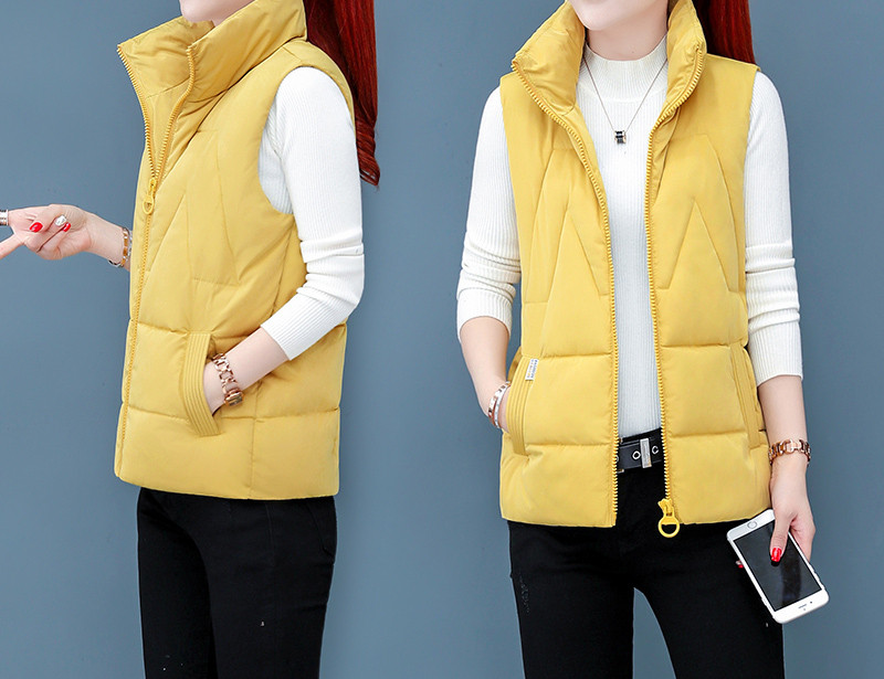 Sügis-talvine vest lukuga naistele