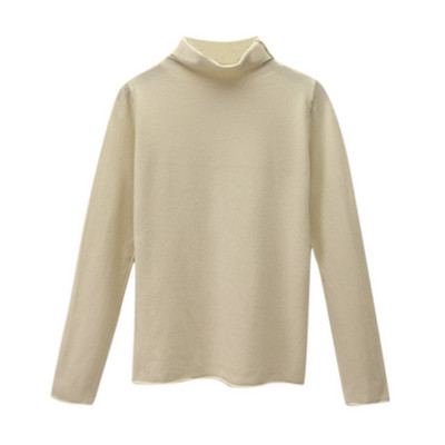 Naiste vabaaja kampsuniga varustatud kõrge kraega mudel